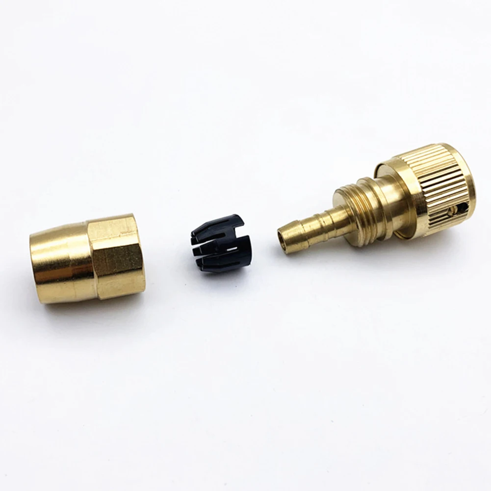 Water Tap Watering Connector Brass Nipple Repair Adaptor Expandable Hose Irrigation Device Quick Connector Watering