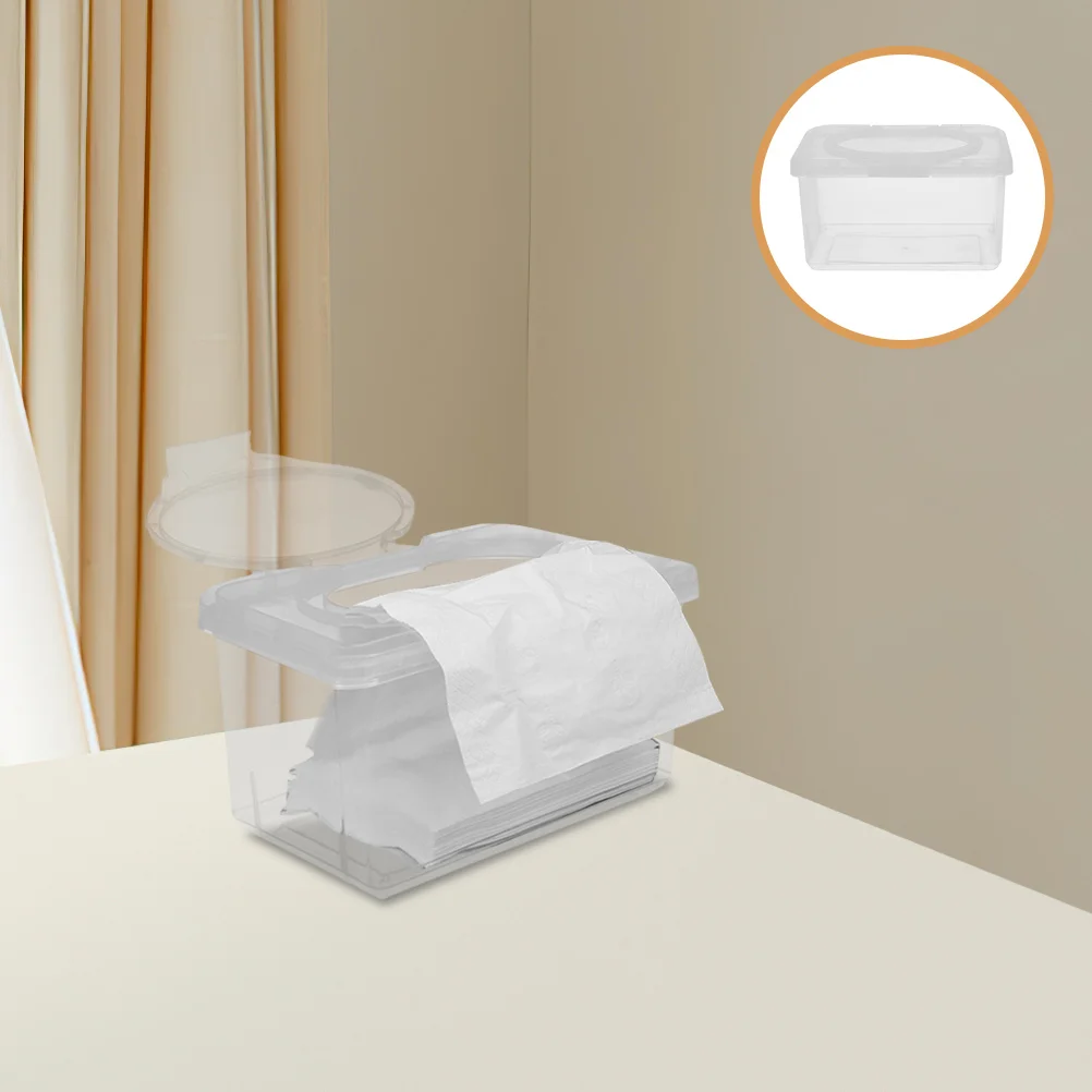 2 Stuks Baby Doekje Dispenser Draagbare Herbruikbare Veeg Container Kwekerij Badkamer Houder Opslag Doekjes Dispenser Badkamer Doekjes Houder