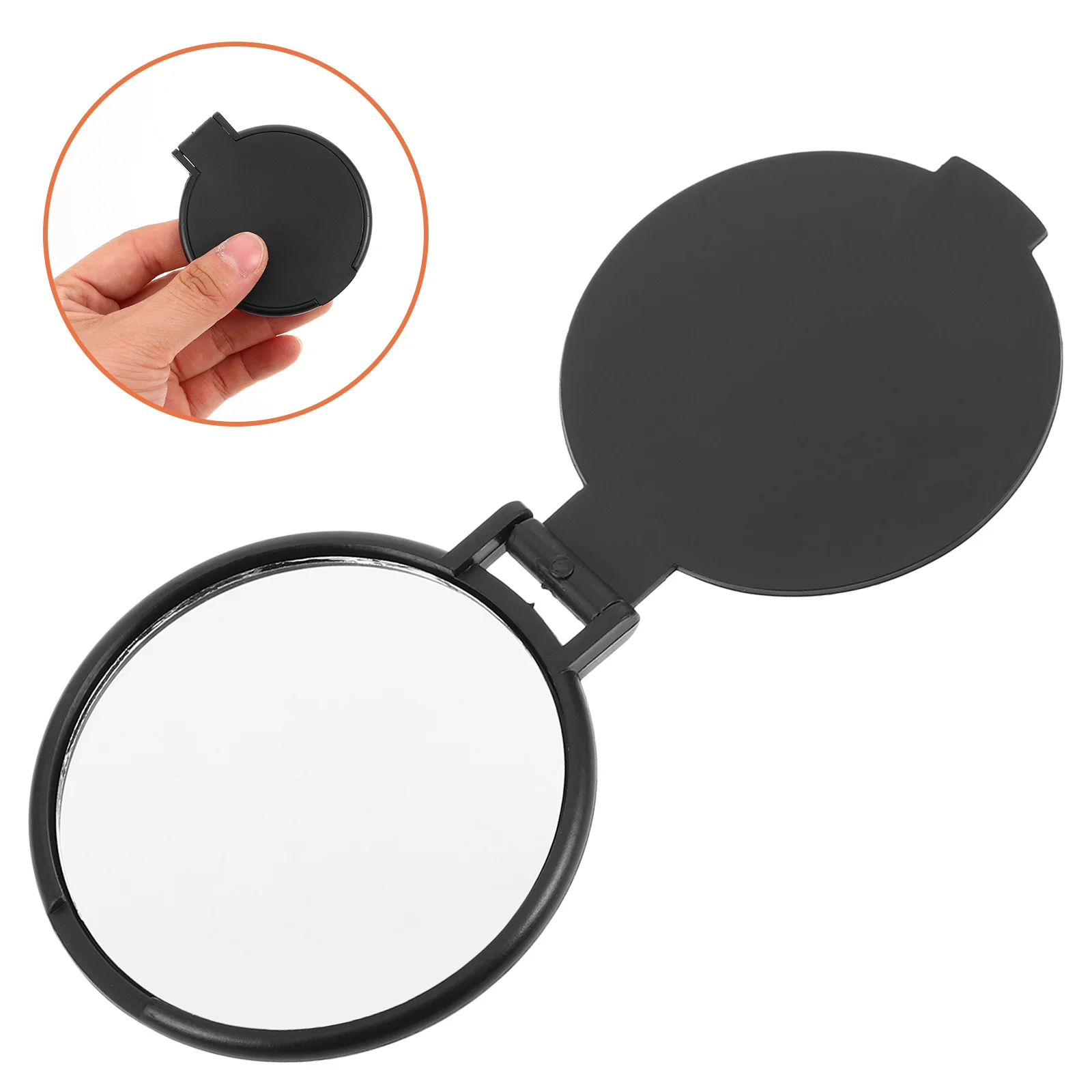 20 قطعة مرآة ماكياج مدمجة قابلة للطي أنيقة سوداء صغيرة محفظة محمولة للسفر ودية مرآة صغيرة مرايا مدمجة بالجملة #1