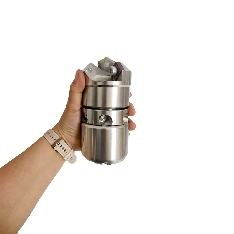 Rotating High Pressure Nozzle Stainless Steel Ceramic Tip Sewer Truck Cement Grease Hard Debris Pipe Dredging Cleaning Accessory