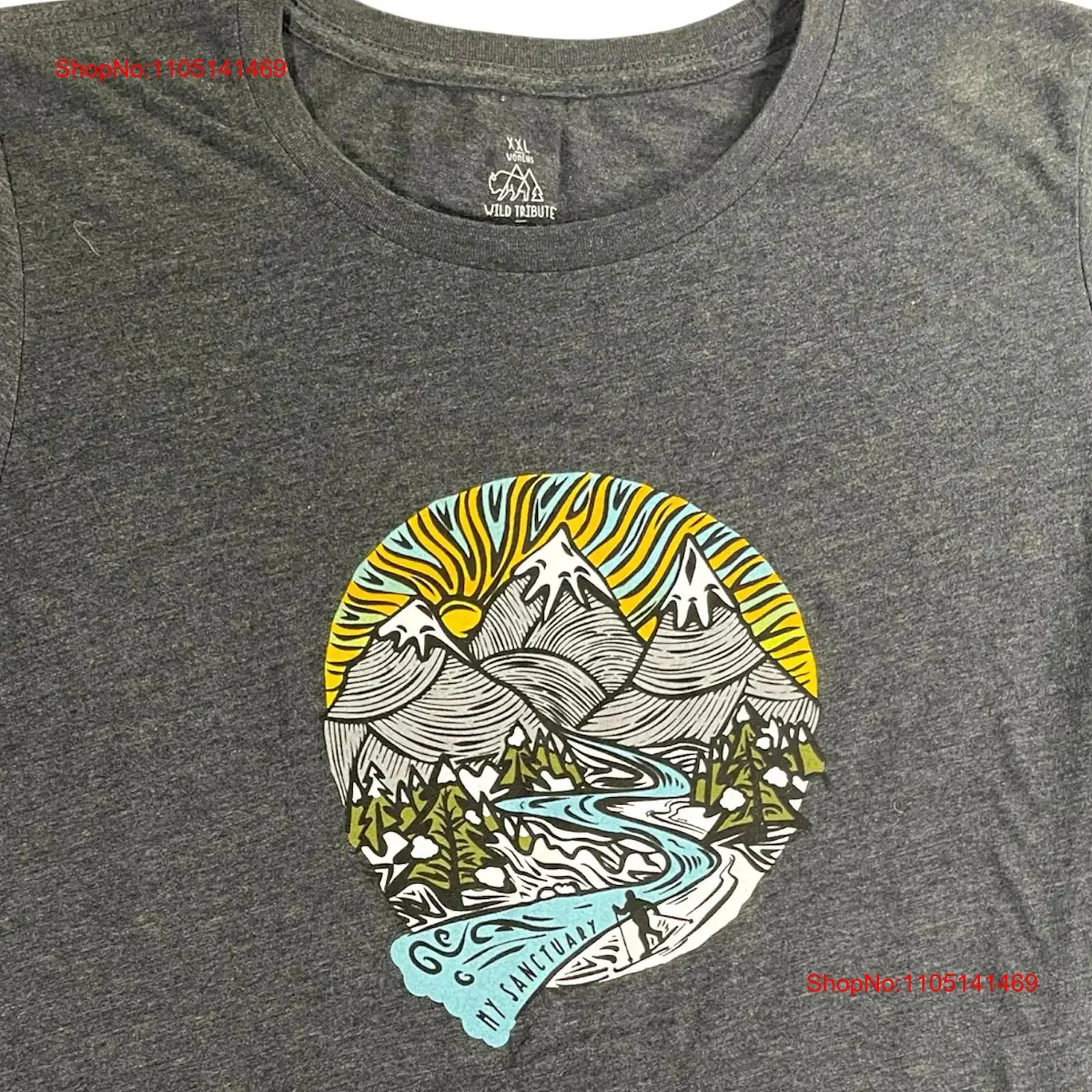 

Женская серая футболка Wild Tribute Vail Colorado с круглым вырезом, размер XXL, винтажная стираная унисекс с графикой, стильная уличная одежда слегка