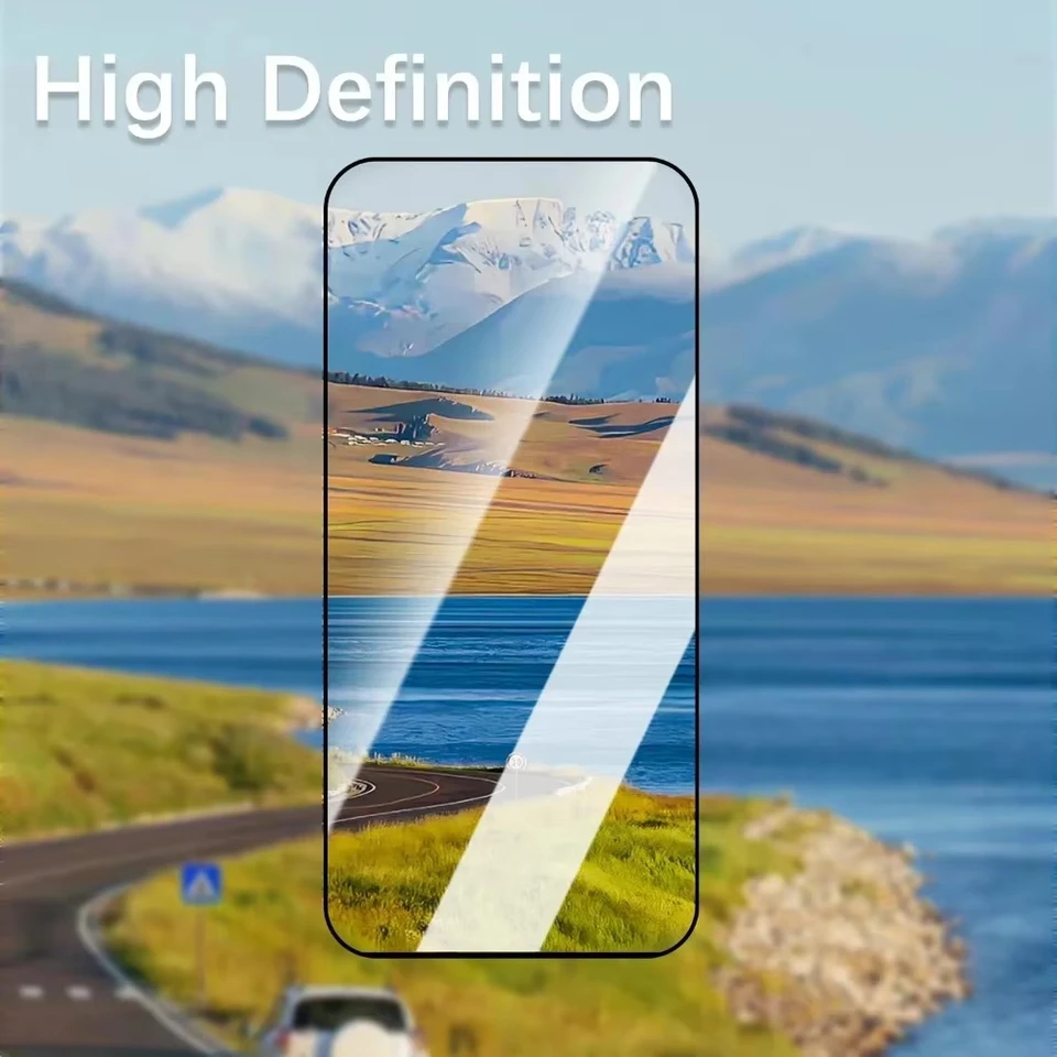 Protector de pantalla HD de fácil instalación para Samsung A57 A56 5G A55 A36 A35 A26 A17 A16 A15 A14 A13 A12 A71 A72 A73, vidrio sin polvo 6