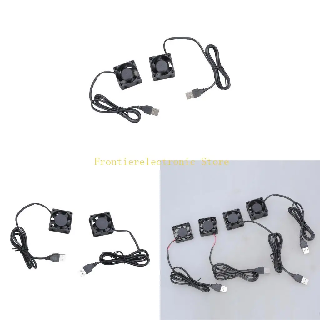 

G8DB DC5V 40mm USB Cooling Fan Sleeve Bearing for Routers Modem Receiver DVR