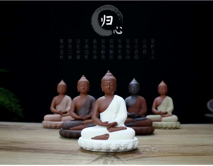 2020 Collection Buddha statue  # HOME office  Buddha porcelain pottery Sakyamuni Buddhist handwork art statue --good BUDDHA