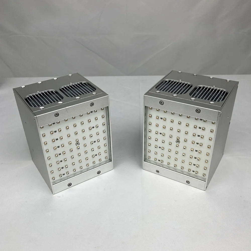 공기 냉각 UV LED 램프, UV 그린 오일, UV 페인트, LED 경화 조명, 자동차 및 가구, 100*100mm