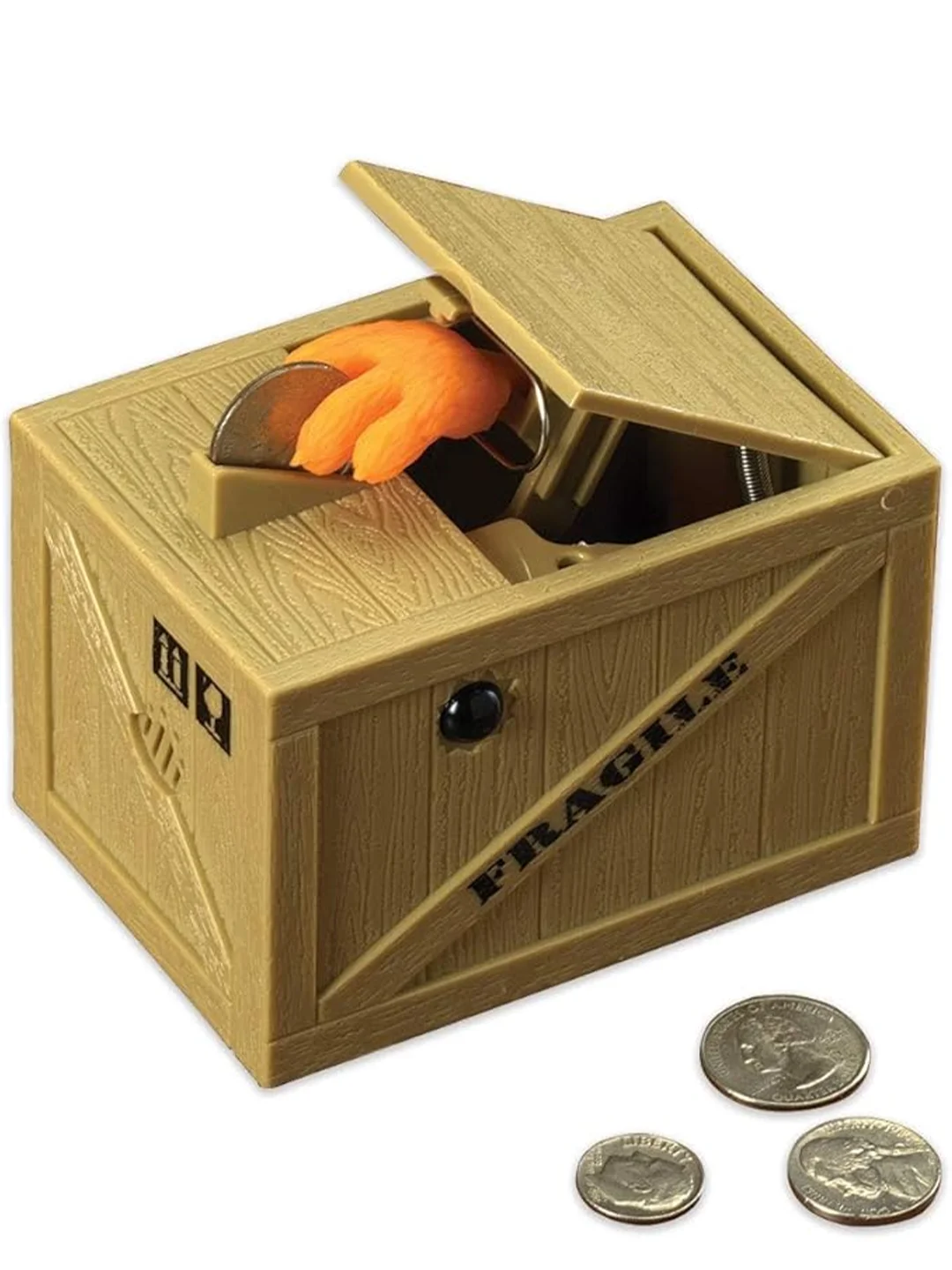 Cool fantôme main ATM coffre-fort cochon dépôt banque Code banque ornements ménagers boîte à billets de banque pièces de monnaie économie stockage Halloween cadeau
