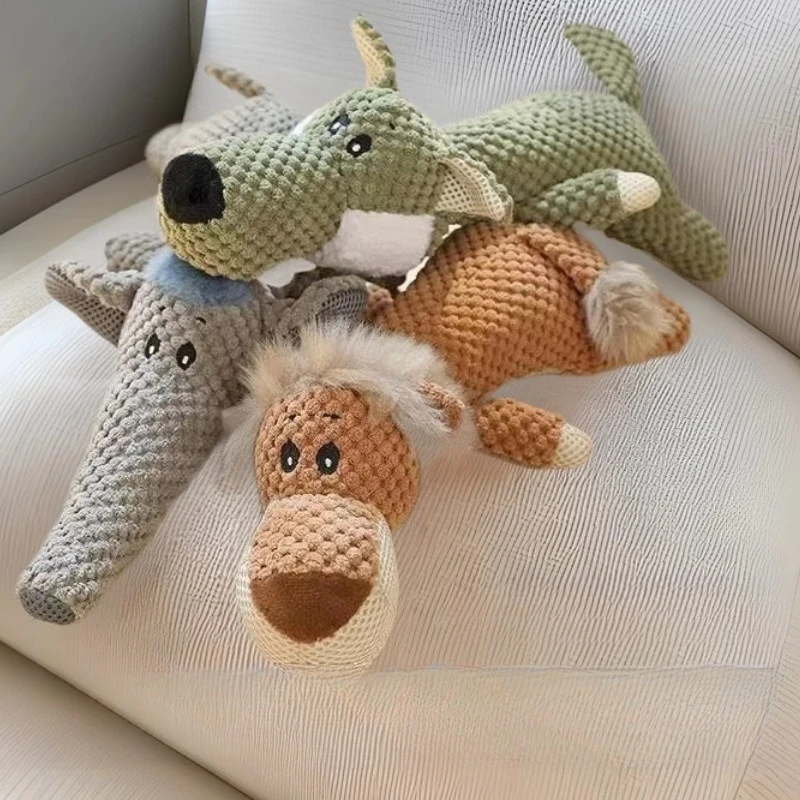 

Игрушки для животных, звуковые игрушки для собак, устойчивые к укусам, интерактивные плюшевые игрушки для дрессировки, мягкие игрушки для питомцев