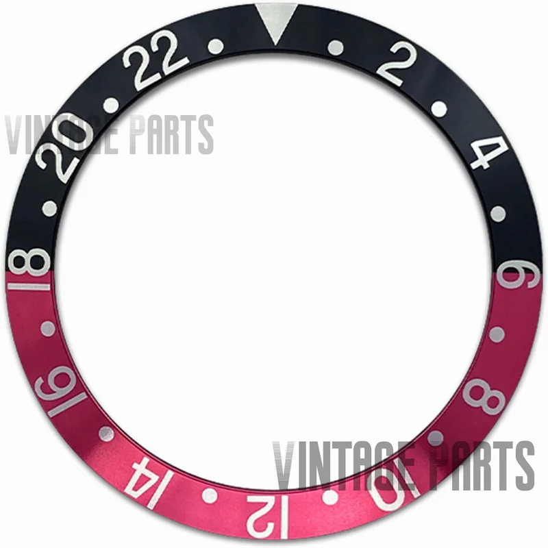 37.6mm vintage aluminum  bezel insert fit for Rlx 16710 watch