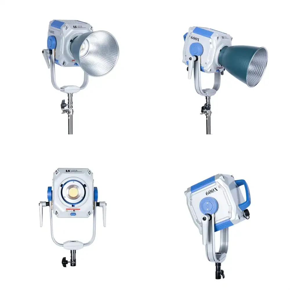 

High CRI Bi Color Continuous Led Track Spot Light for Film Studio and Video with Reflector and Bowens Softbox