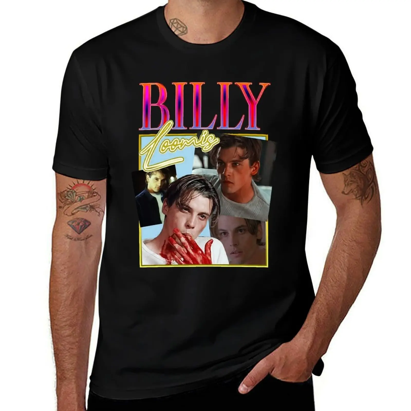 Billy Loomis T-Shirt Active Wear Sports for Men T-Shirt