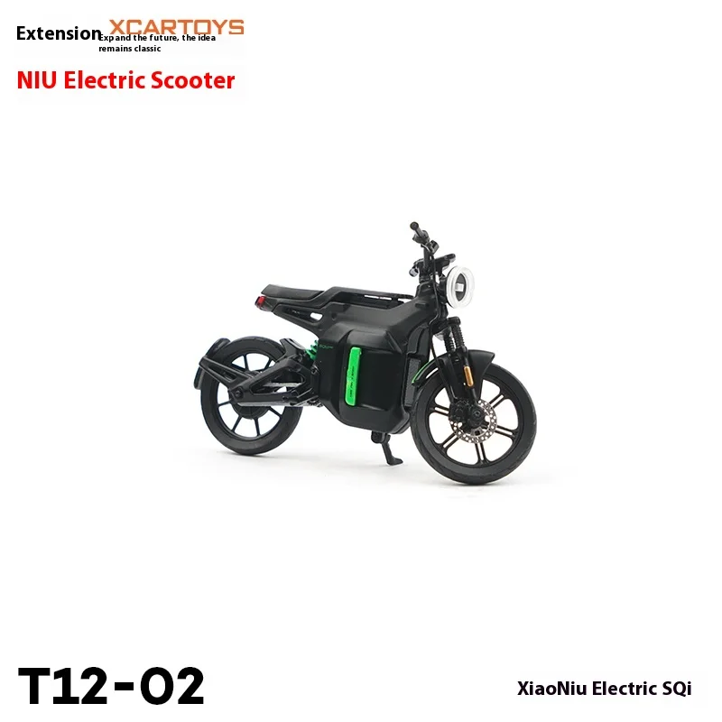 

Миниатюрная модель Toyean Xcartoys 1:24 — полномасштабный электрический скутер Niu Sqi из сплава (зеленый). Подарки для себя.