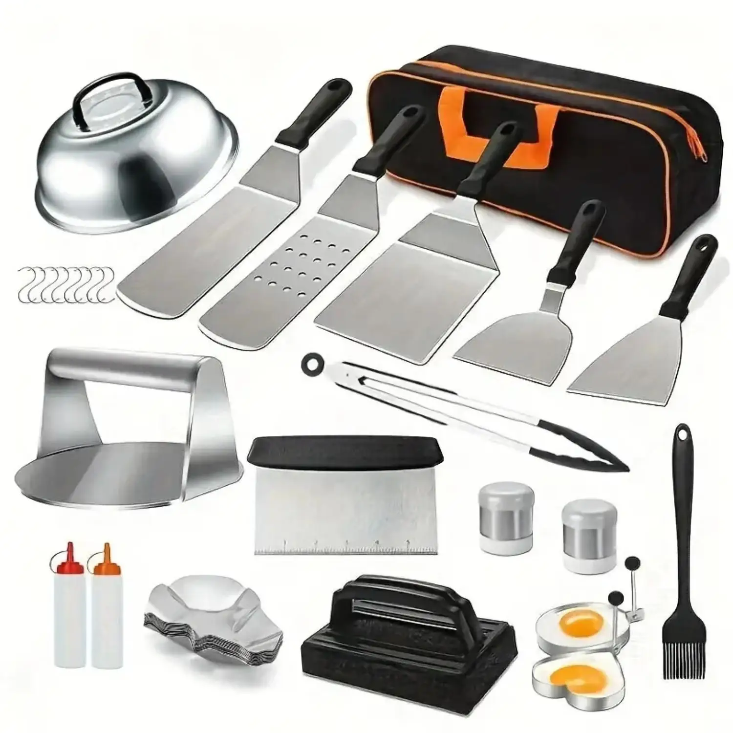 

Идеальный выбор гриля: набор инструментов для гриля из 38 предметов, идеальный подарок для барбекю