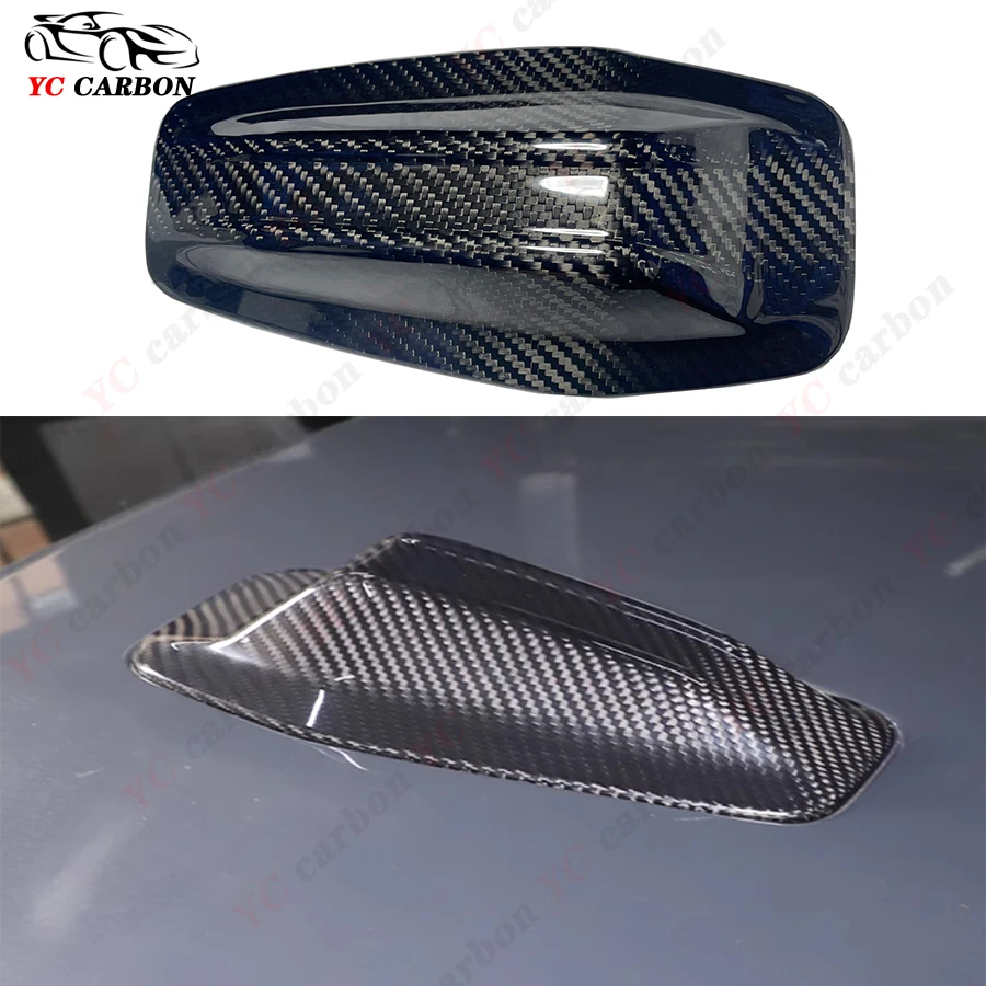 

For BMW 4 5 7 series G26 G60 U11 U12 I5 G68 X1 X2 Carbon fiber antenna cover shark fin signal cover decorative cover Body Kit