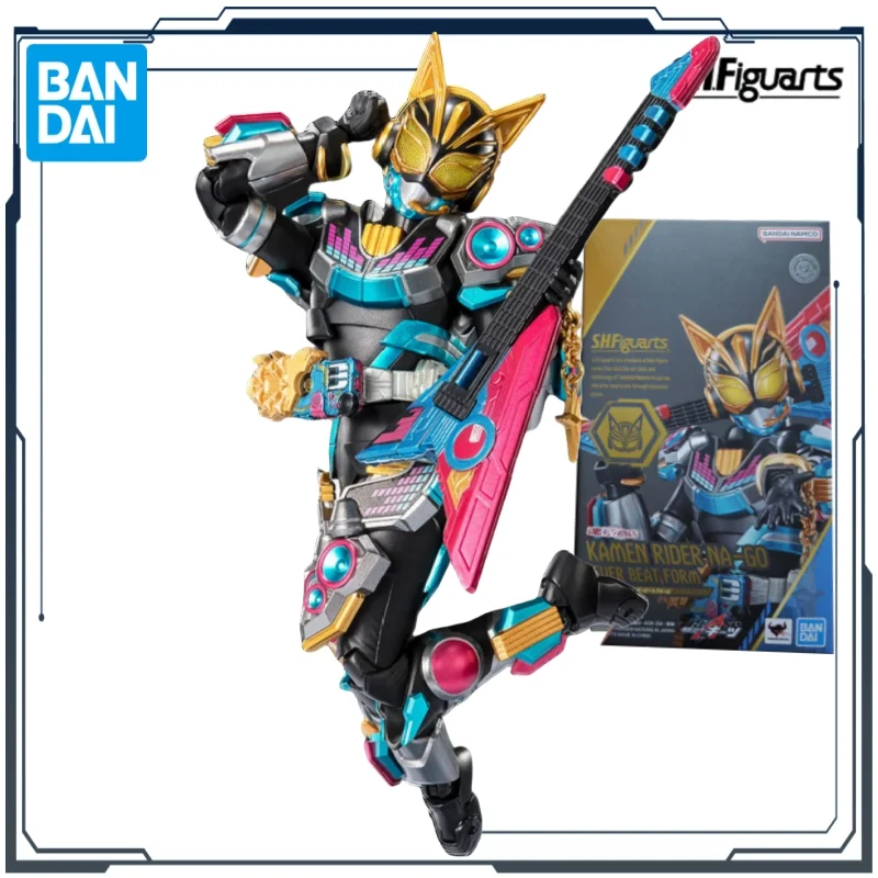 

Bandai Original SHF Kamen Rider Limited Series Kamen Rider Na-Go Beat Form Аниме Фигурка Коллекционные украшения Подарки для мальчиков