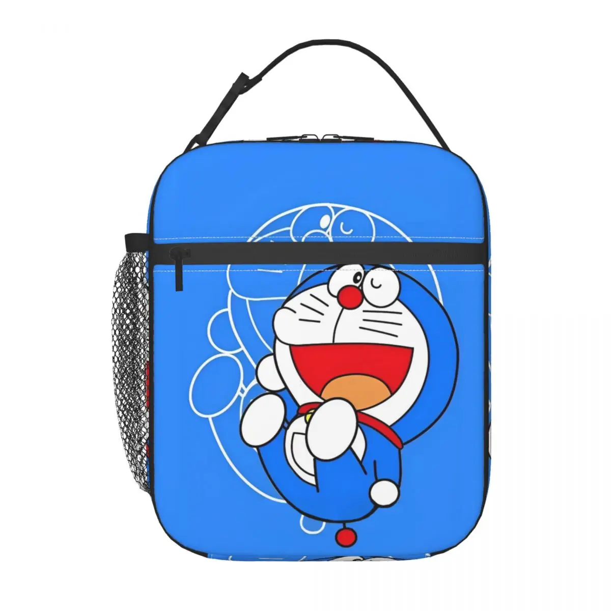 

Сумка для обеда Doraemon: портативная термосумка-холодильник для школы и работы, с принтом Оксфорд, для женщин