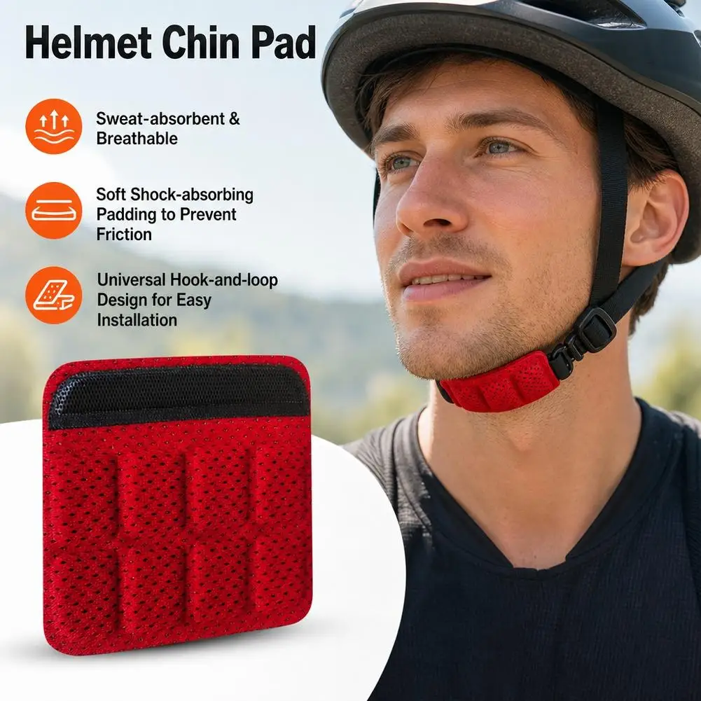 Chin Pad Helmet Sponge Pad Breathable Helmets Liner Sponge Padding And Chin Rest Support Enhanced Riding Safety DIY Accessories