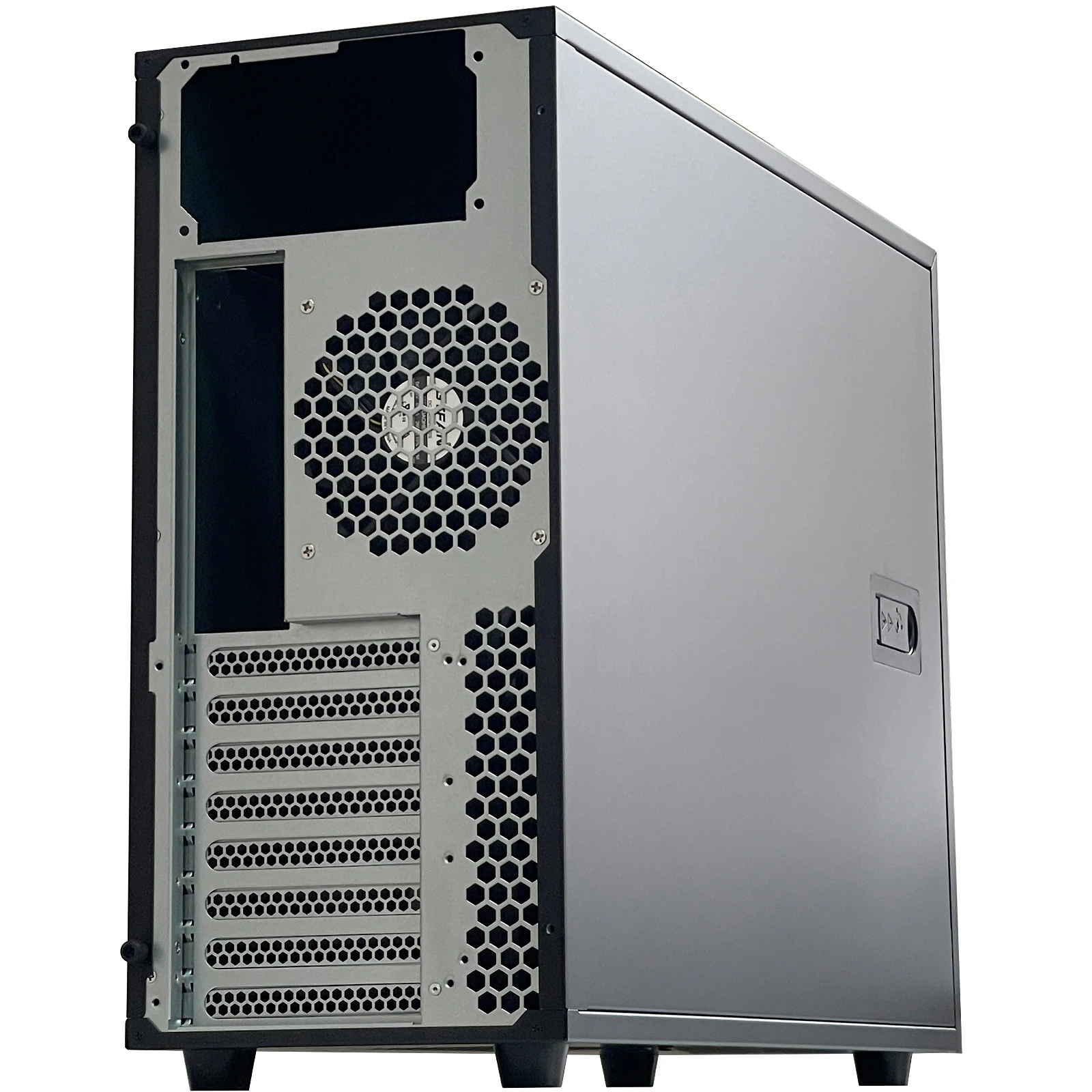 ZhenLoong Loong1 Full Tower NAS Computer Case Support ITX MATX ATX EATX EEB MB 9 Positions for CD-ROM Server Chassis 8 PCI Slots