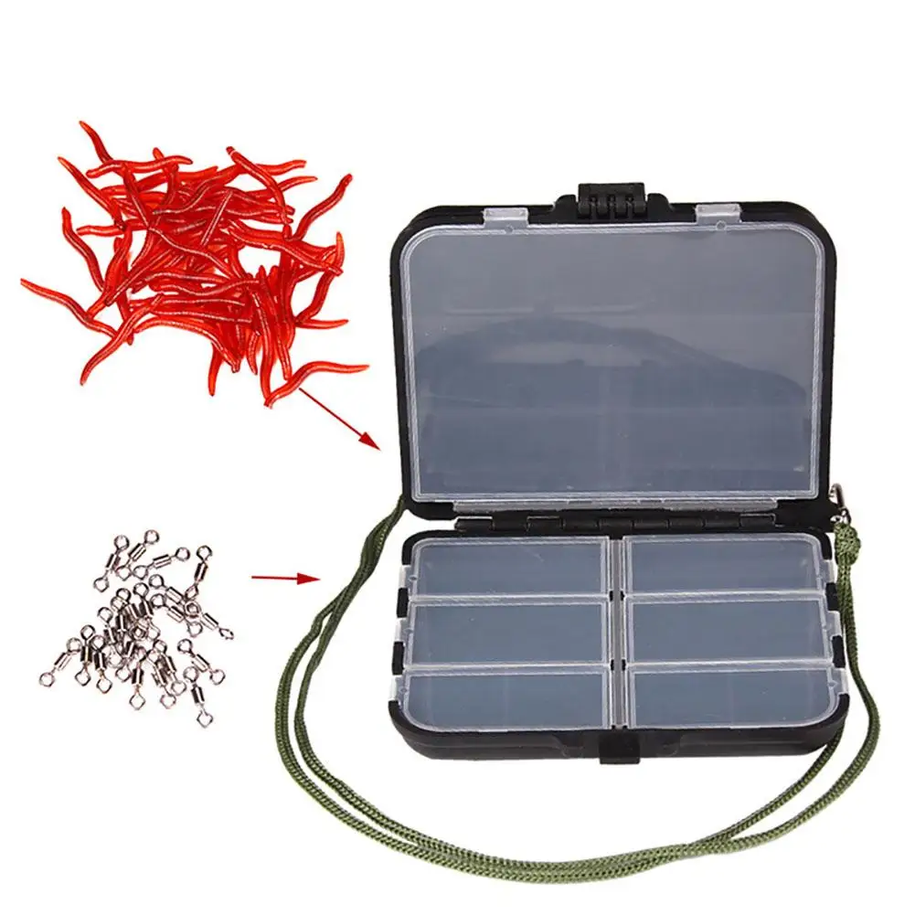 

Fishing Tackle Boxes Bait Storage Box Organizer Portable Detachable Lures Fishing Box Fishing Gear Accessories