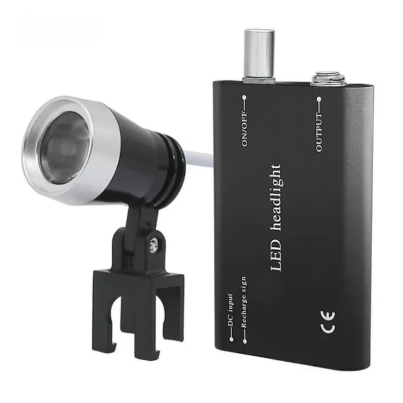 Modern Medical Dental LED Headlights 3W Adjustable Medical Loupe Light with Cassette Design for Oral Examination and