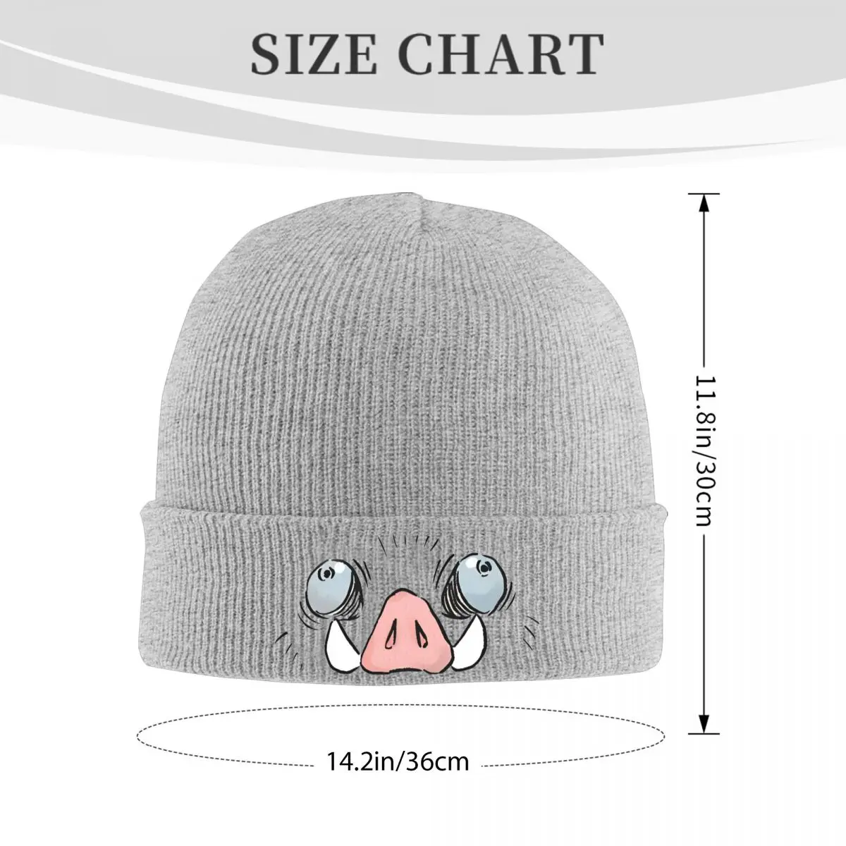 Demon Slayers Inosuke Anime Knit Hat Beanie Autumn Winter Hats Warm Unisex Fashion Japanese Nezuko Caps Men Women