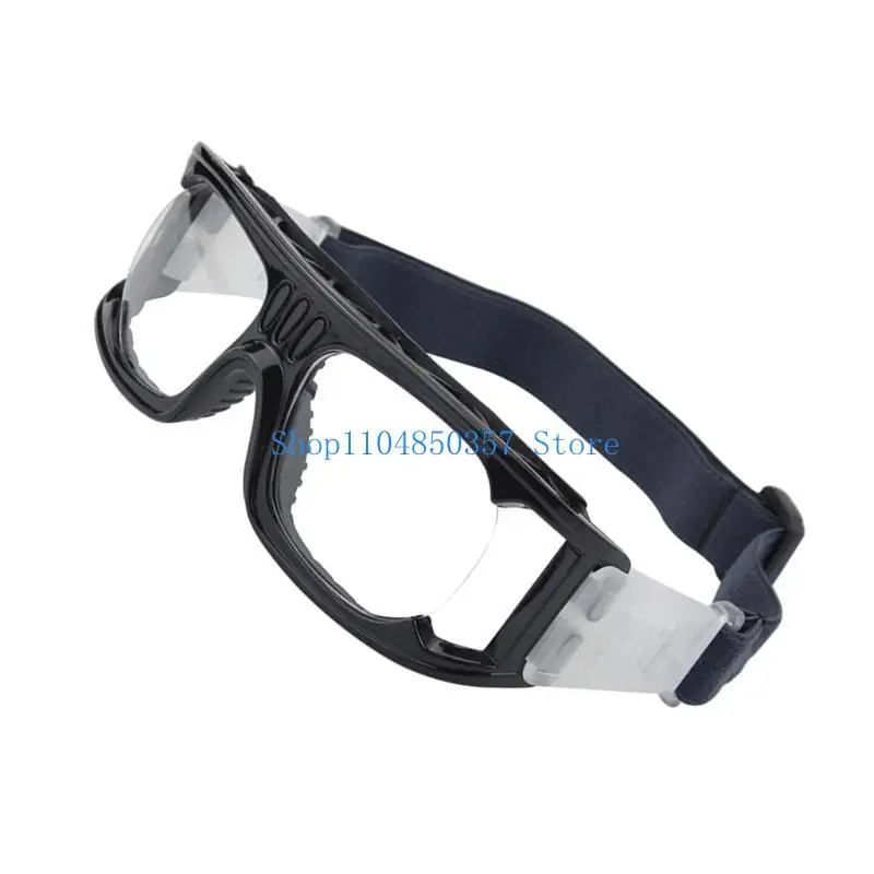 5asd نظارات رياضية واقية نظارات السلامة نظارات السلامة حزام قابل للتعديل لكرة السلة كرة القدم الرياضة عدسة قابلة للاستبدال