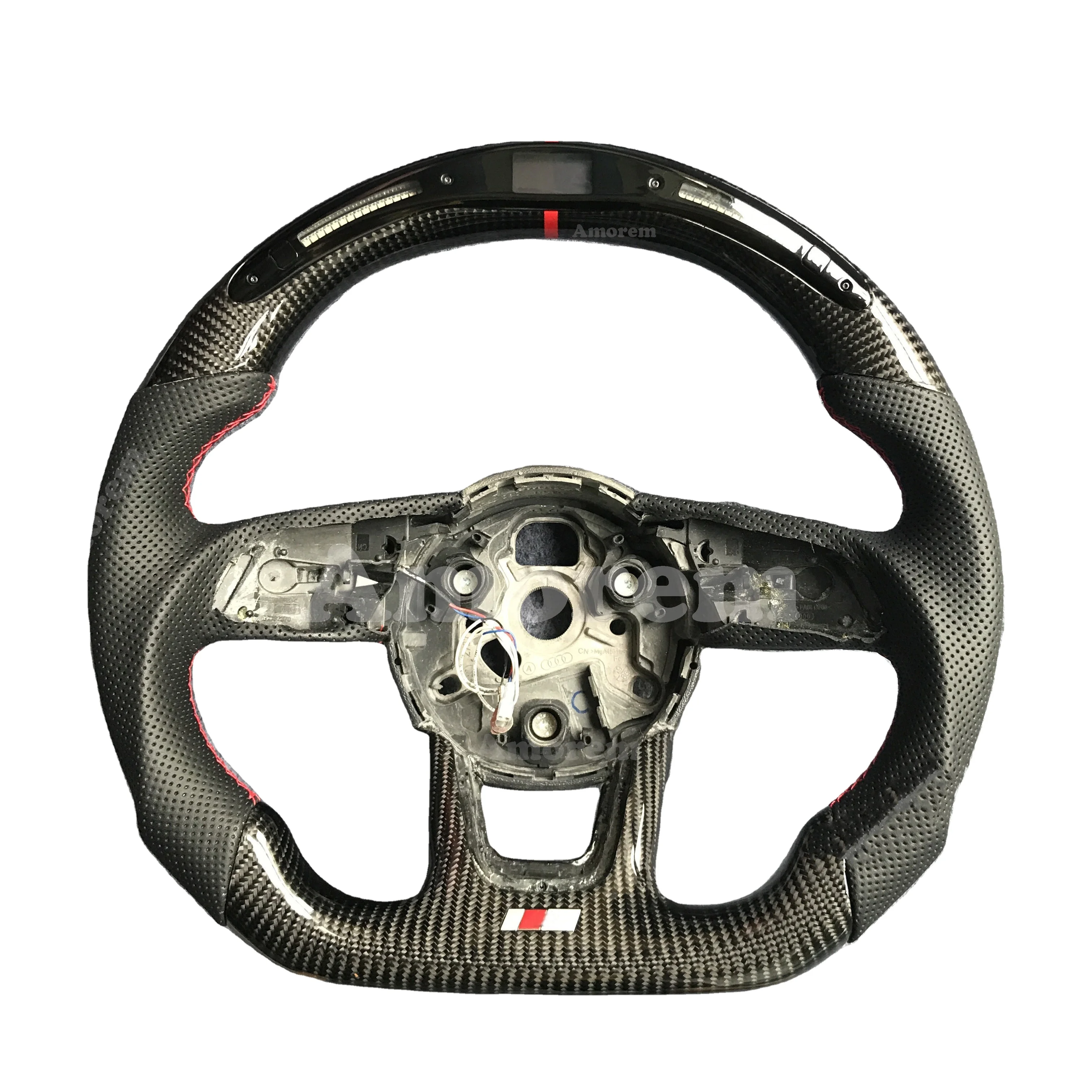 

Real Carbon Fiber LED Steering Wheels for Audis sA3 A4 A5 Sportback Q2