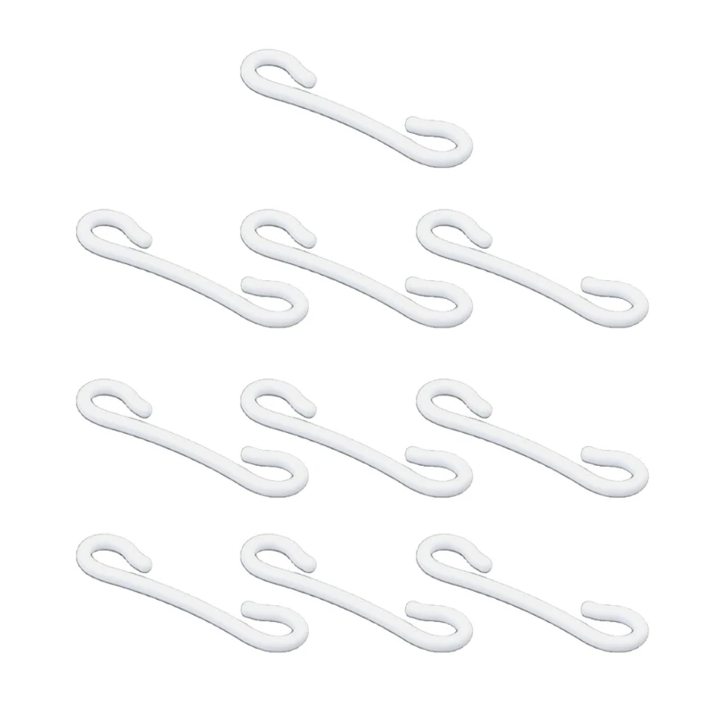 

10PCS Versatile Plastic Hanging Hooks For Eyewear Storage Eyeglass Organizers