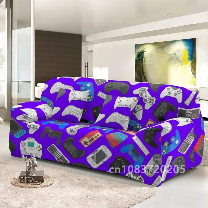 1/2/3/4seaters Gamer Sofa Slipcover Couch   Tight Wrap All-inclusive Slip-resistant Non-Slip  Cover