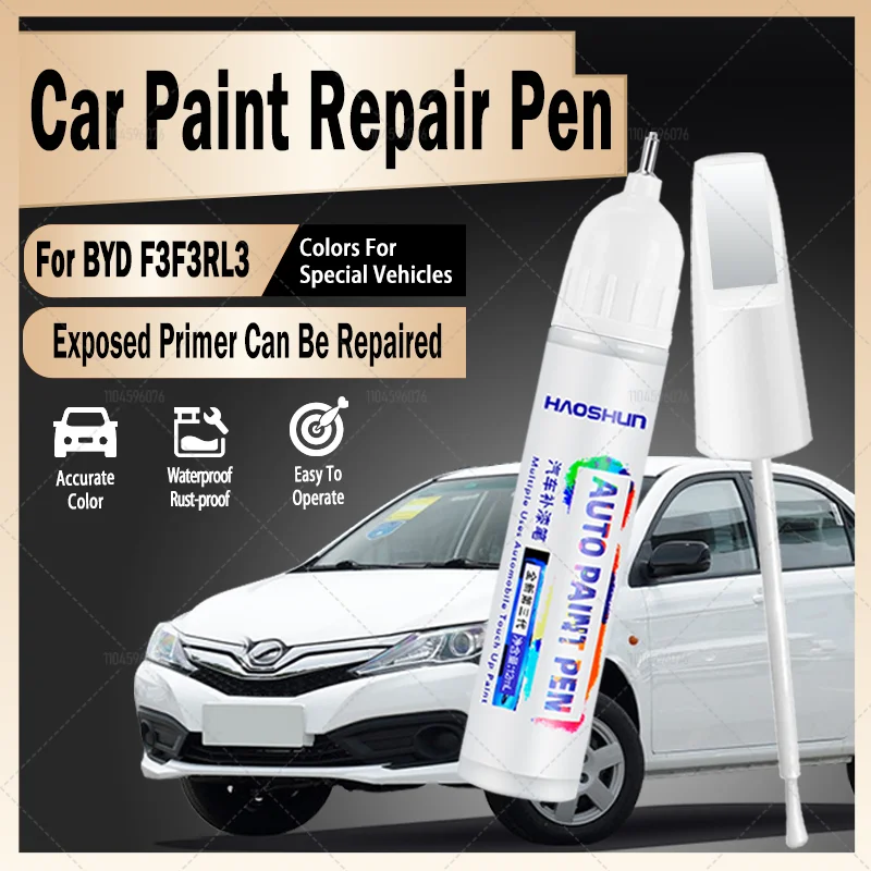 

For BYD F3 RL3 Car Paint Repair Pen Touch Up Scratch Remover DIY Auto Accessories Black White Red