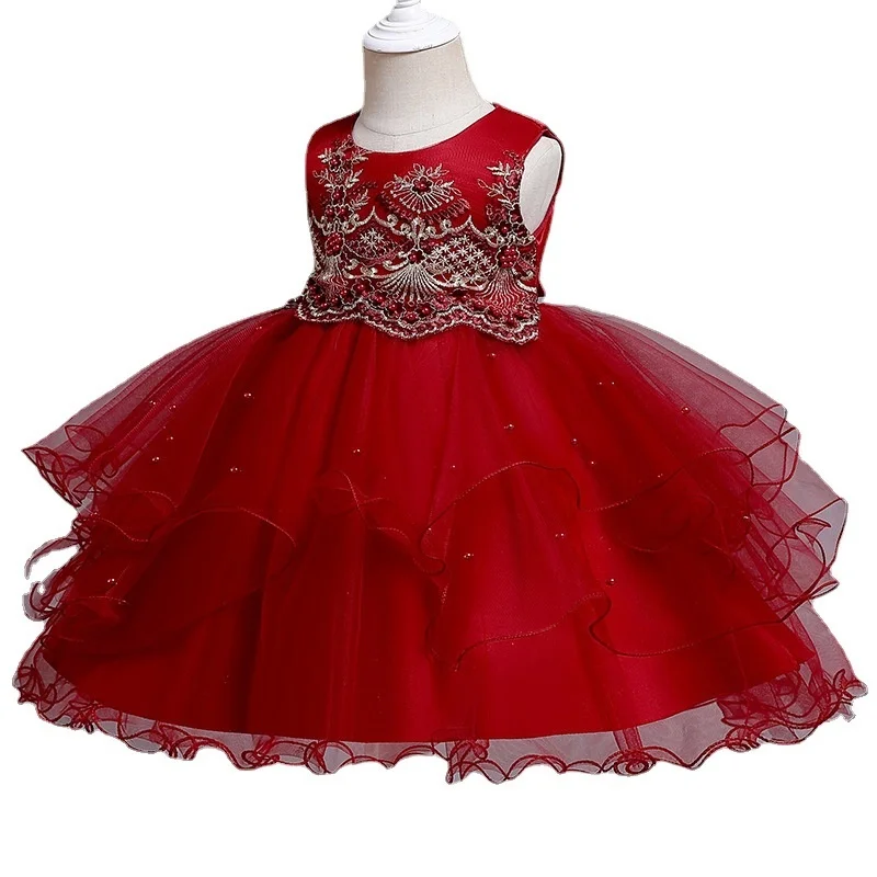 

Evening Dresses Princess Baby Girl Dress Children Flower Ball Gown for Kids Clothes Girls 2 to 3 Years Summer Robe Clothing 2022