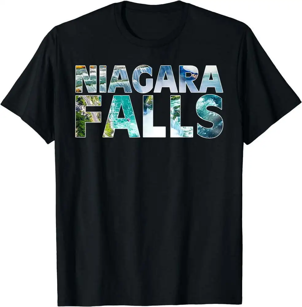 Niagara Falls Waterfall Souvenir Men,Women New York T-Shirt Anime Graphic T-shirts High Quality 100%Cotton Short Sleeve