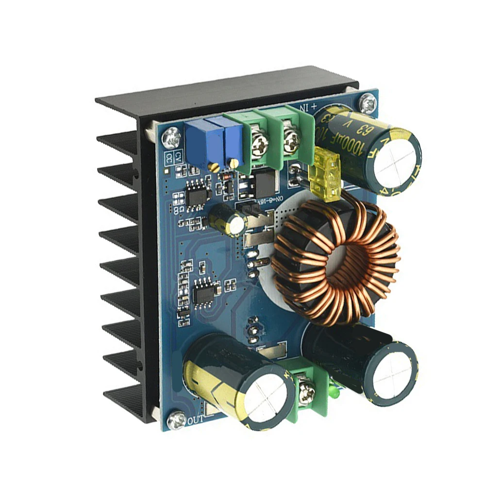 600W MPPT Solar Boost Converter DC 12-60V To 12-80V Adjustable Voltage Regulator For LED Light For Battery Charging Power Supply