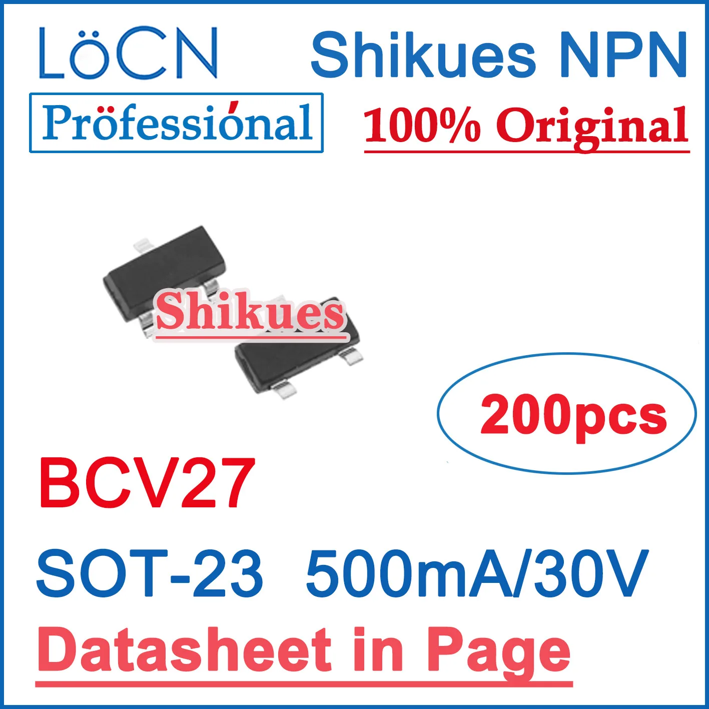 200PCS BCV27 Sk Shi… - image