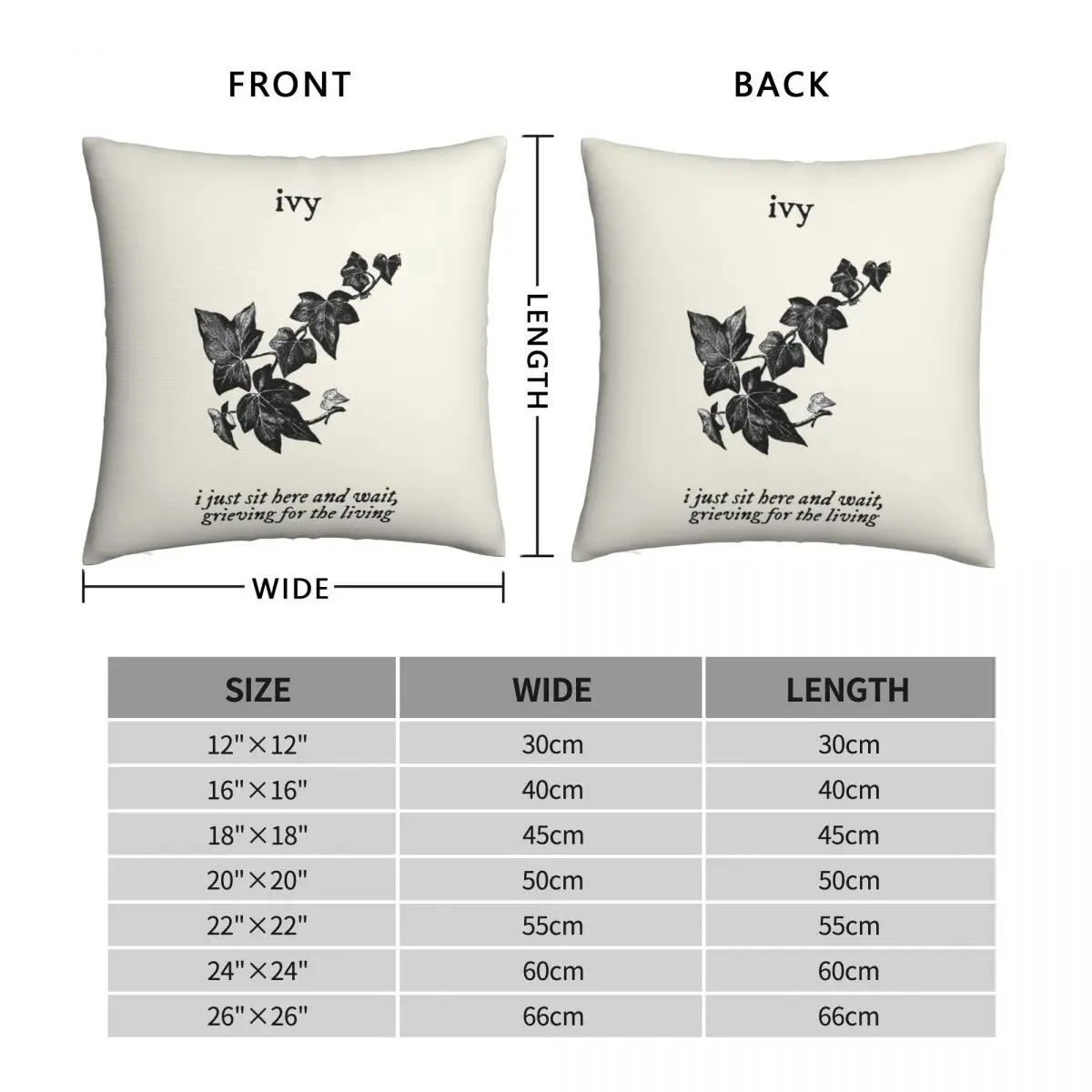 Ivy Square Pillowcase Polyester Linen Velvet Creative Zip Decorative Pillow Case Sofa Seater Cushion Cover Wholesale