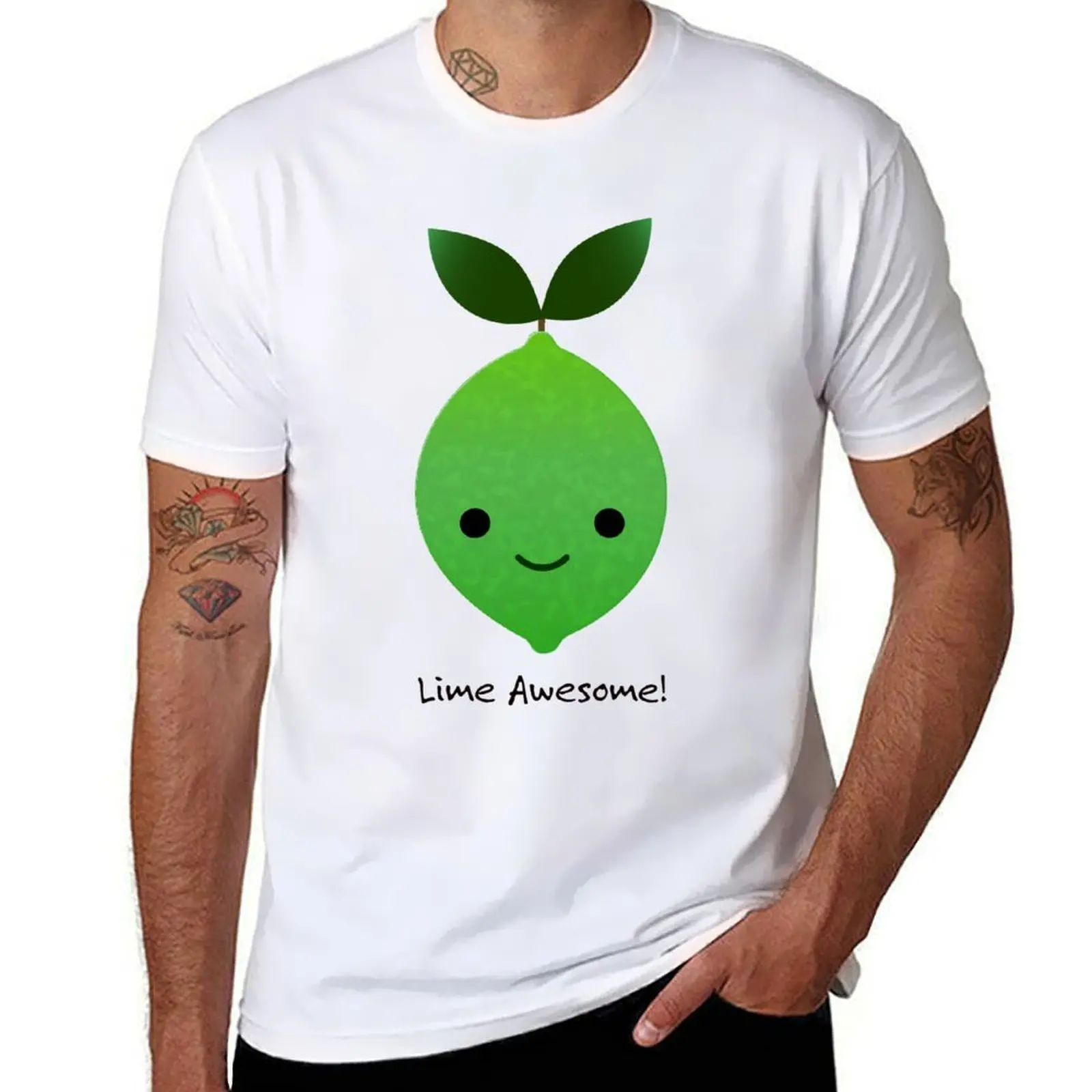 

Lime Awesome Kawaii Lime T-Shirt funny t shirts man t shirt custom print T-Shirt