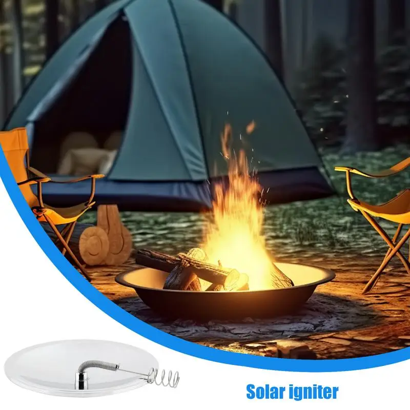 

Solar Fire Ignition Tool Windproof Fire Starter Convenient Camping Survival Fire Ignition Portable Windproof Outdoor Hiking