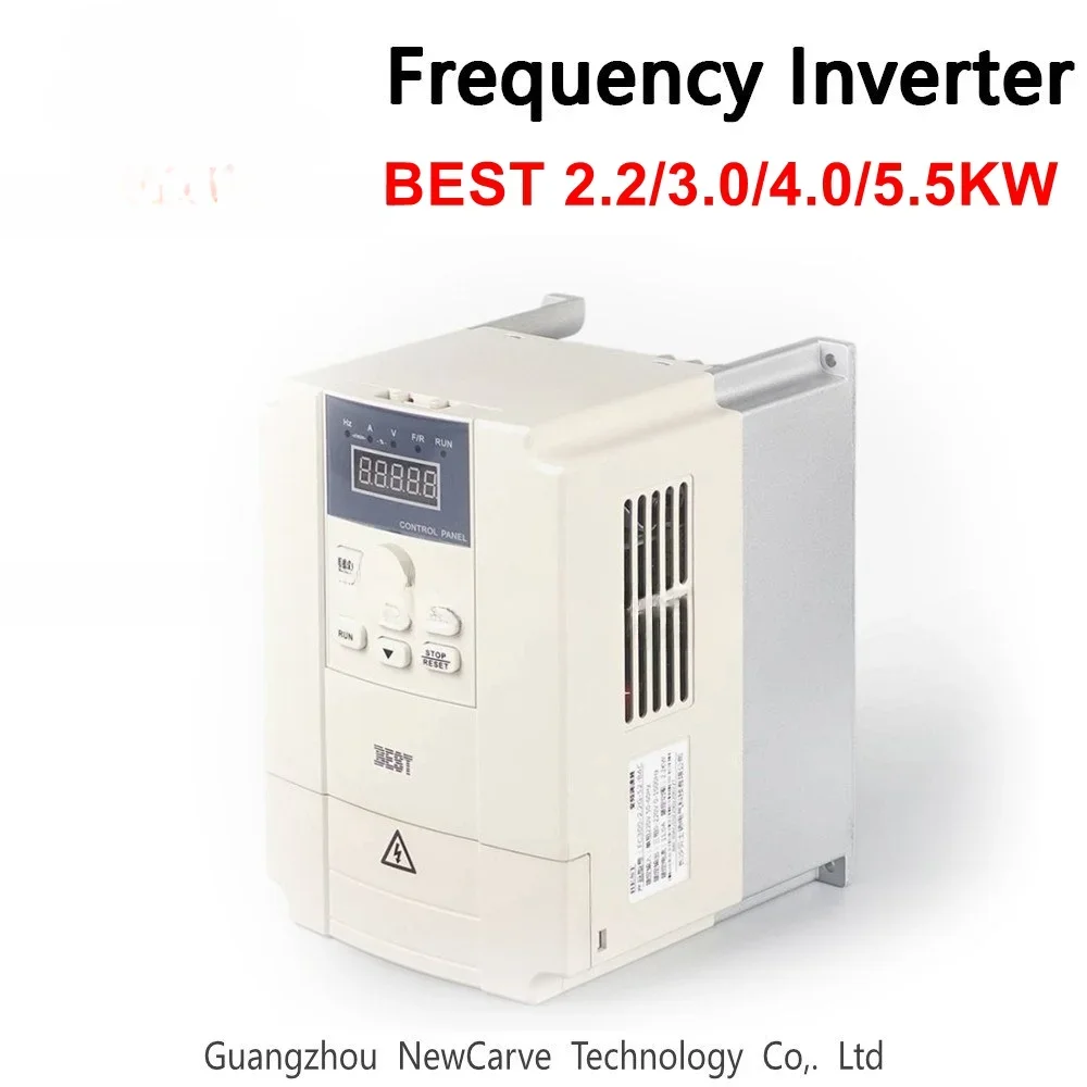 

BEST 2.2KW 3KW 4KW 5.5KW VFD Variable Frequency Inverter Driver 220V 380V FC300 For CNC Spindle Motor NEWCARVE