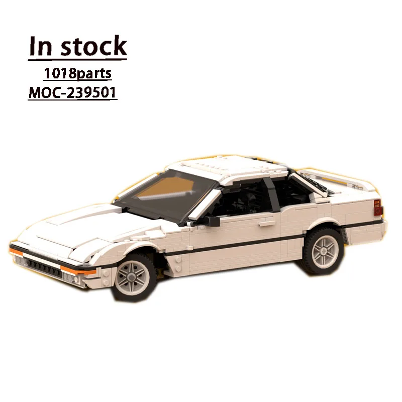 

MOC-239501 White New Sports Car Building Block Model, 1018 Parts, Creative Children's Birthday Building Block Toy Gift