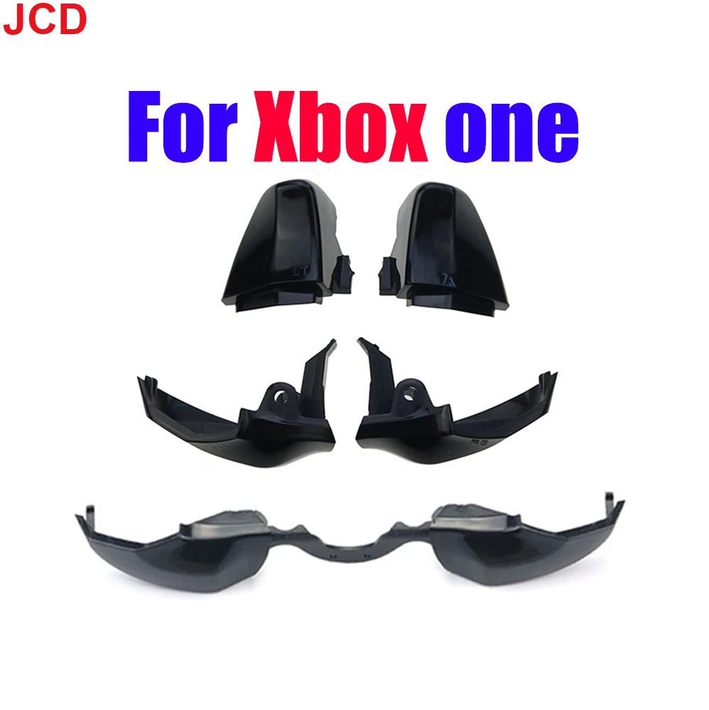 JCD Solid Black Button Set RT LT RB LB For Microsoft Xbox One Controller