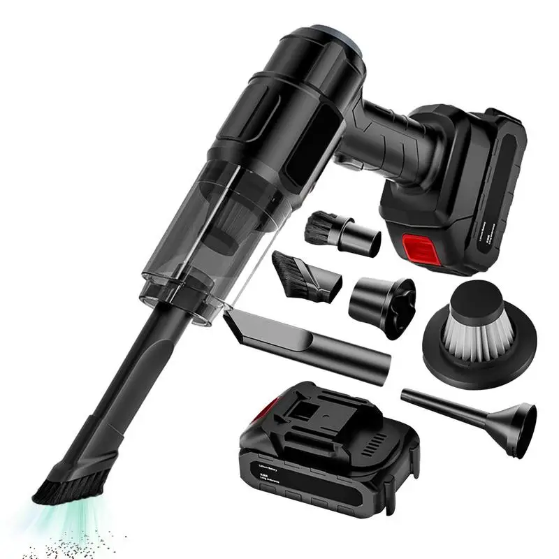 95000PA 자동차 진공 청소기, 강력한 흡입 휴대용 무선 진공 청소기 송풍기, 자동차 가정용 2 in 1