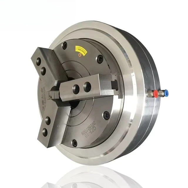 2026-3 jaw front mounted 8inch air power chuck for slant gang type cnc lathe
