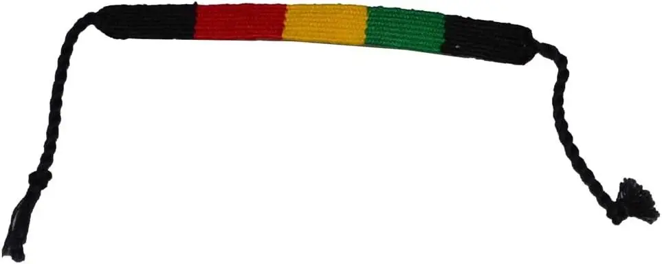 Rasta String Bracelet Black Green Yellow Red