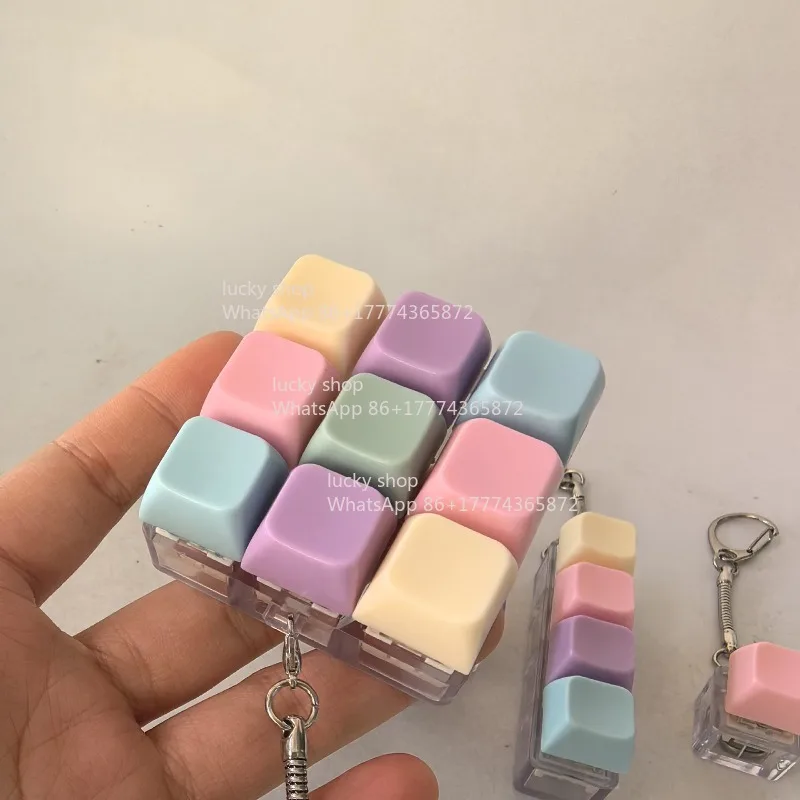 One-line Four-button Keyboard Tester Pendant Light Color