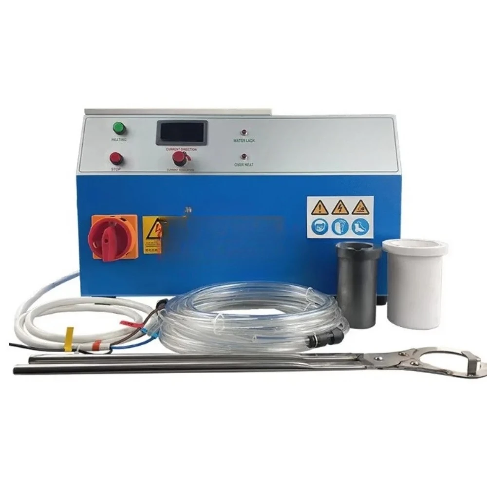 Medium-frequency Induction Melting Furnace Gold Sliver Brass Melter 220V