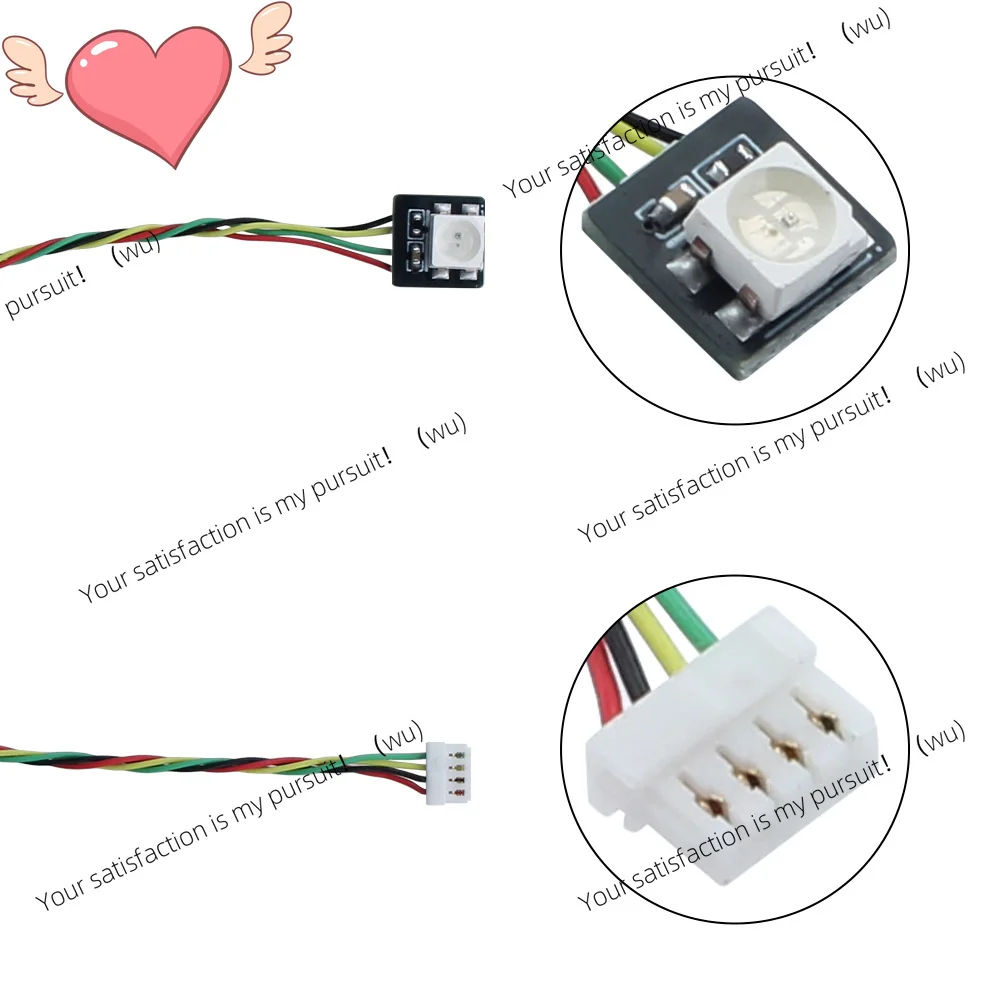 For Bambu lab Cyberbrick WS2812 RGB LED Light Board 3D Pritner DIY Parts for Bambu lab 3D Printers
