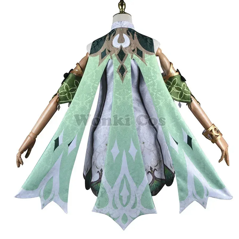 

Qq34Nahida костюм парик милое платье для девочек Impact Sumeru Nahida косплей полный комплект костюмов