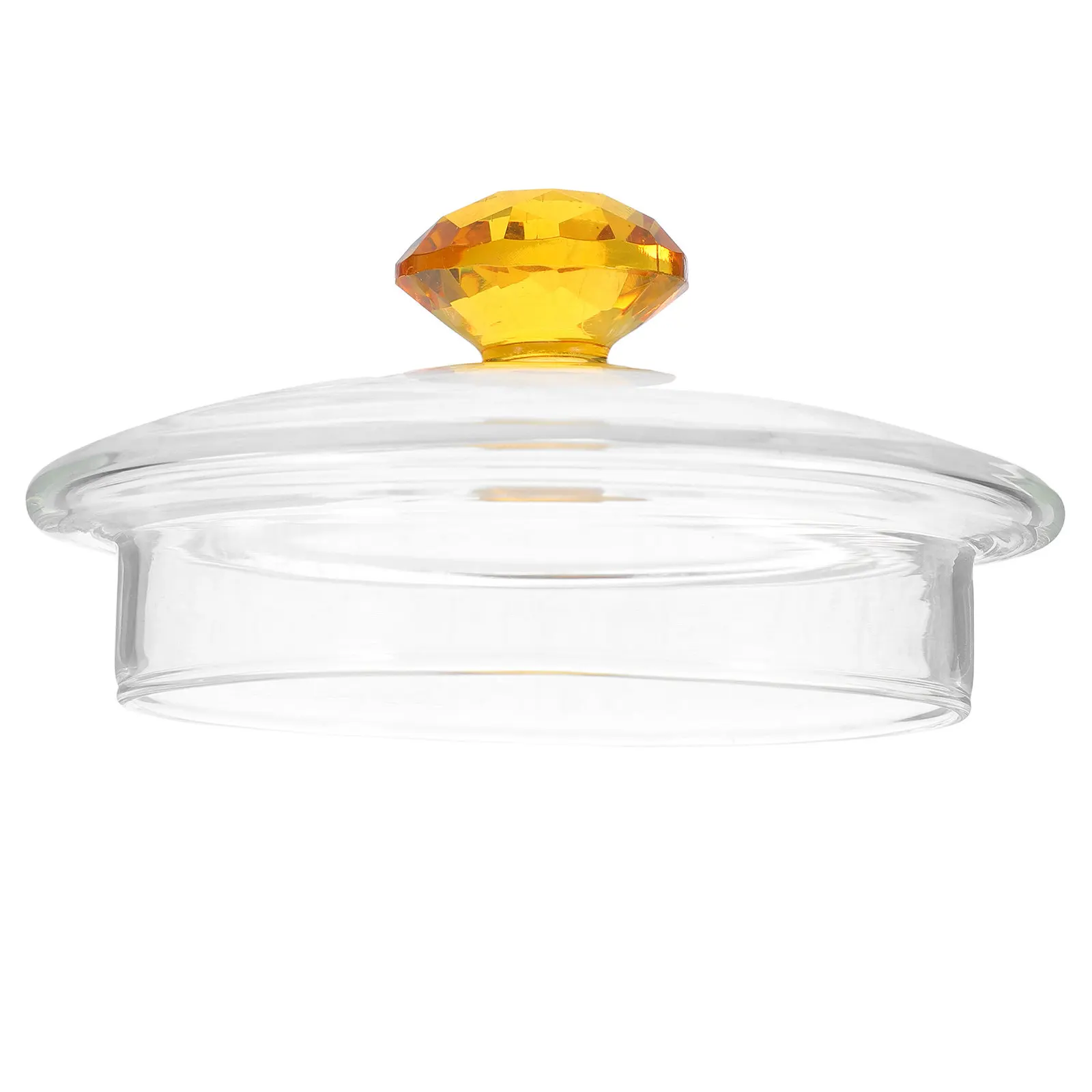 Transparent Glass Teapot Lid Replacement Snug Fit for Tea Brewing Aroma Retention Elegant Decoration Tea Set Accessory Lid