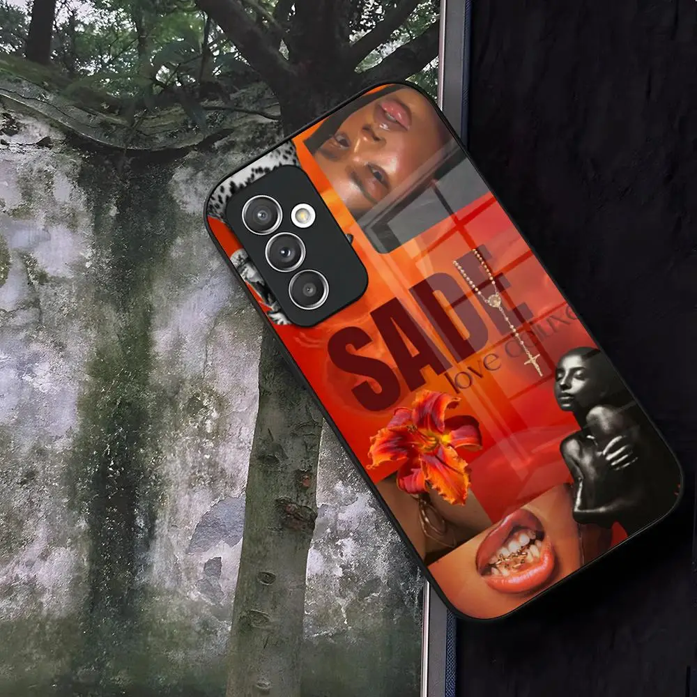 Singer S-Sade Love Deluxe Phone Case Glass For Samsung Galaxy S24 S26 S25 S22 S20 S23 S21 Ultra Fe Plus A16 A34 A54 A24 A52 A53
