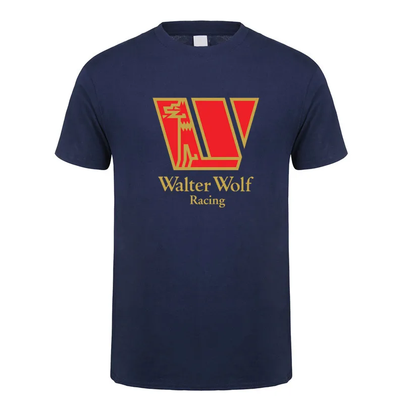 والتر وولف سباق تي شيرت الصيف الرجال القطن قصير الأكمام تي شيرت مضحك التي شيرت رجل بلايز المحملة LH-676