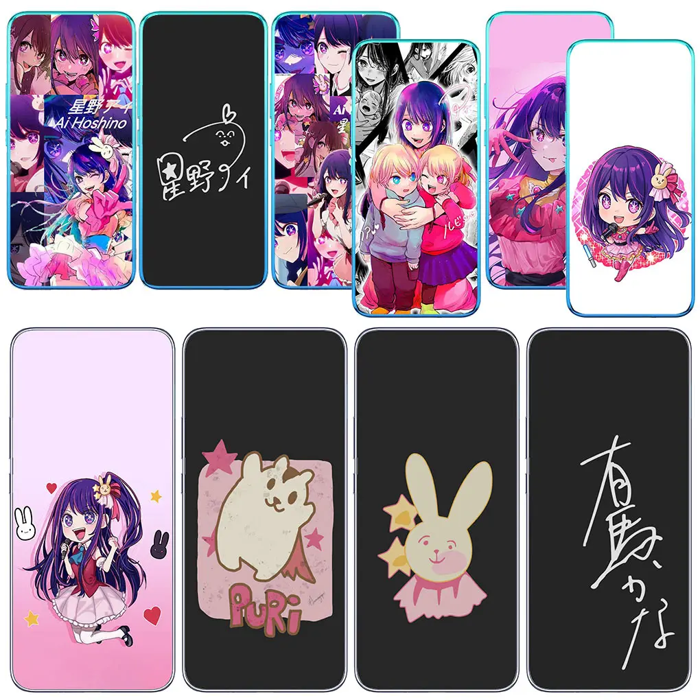 Oshi no Ko Hoshino Rubii Akuamarin Ai чехол для телефона Motorola Moto G13 G14 G53 G54 G62 G72 G82 G84 E13 E20 G42 G32 G23 G22